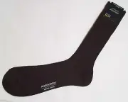 Nordstrom Brown Mercerized Cotton Dress Socks Size Large Shoe Size 10.5-12.5 NEW