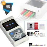 Holter Monitor 24 HOURS 3-LEADS ECG/EKG System Machine, pacemaker Analyzer