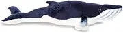 [HANSA] Humpback Whale Plush Toy, 35 cm Length, Blue/White
