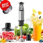 1200W Hand Stick Blender Set 5In1 Immersion Mixer with Beaker Chopper Whisk