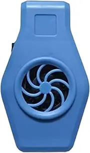 Whtkoph Small Aquarium Fan, Portable USB Powered Waterproof Aquarium Fan for Hamsters and Saltwater, Blue