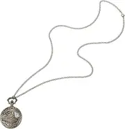 [CONGARTENO] 1pc Hollow Train Head Pocket Watch Vintage Quartz Movement Watch Sturdy Chain