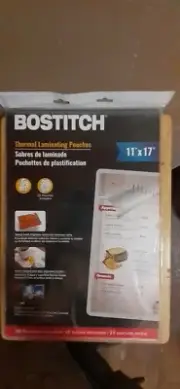 75 Bostitch Menu Size 11" x 17" Thermal Laminating Pouches
