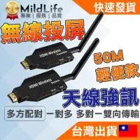 在飛比找iOPEN Mall優惠-【台灣現貨】HDMI延長器 50M 1080P 延伸器 無線