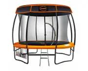 Kahuna Trampoline 10 ft with Roof - Orange