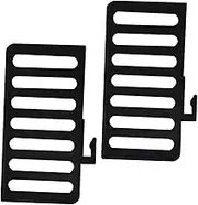 ULTECHNOVO 2pcs Shoe Rack Divider Tip Design for Organized Storage Versatile Plastic Shoe Shelf Dividers for Closet and Entryway