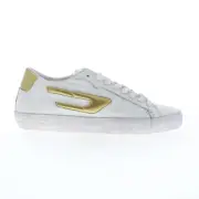 Diesel S-Leroji Low W Y02825-P1083-H1800 Womens White Lifestyle Sneakers Shoes 7