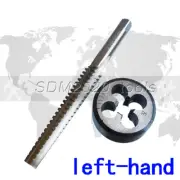 1set LH TR12 x 3 left-hand high quality trapezoidal HSS thread tap and die
