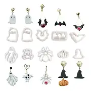 Clay Cutter Clay Earring Molds for Earrings Making, Halloween Clay Cutter