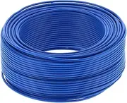 Gearwell Insulated Wire, BVR-1x2.5 19-Core Copper Electrical Cable AC450V, Flexible Power Conductor 100m, Blue Red PVC Coated Wiring