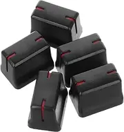 CIMAXIC 5pcs Replacement Knobs Potentiometer Caps for Console Mixers Slider Knobs