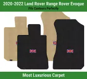 Lloyd Luxe Front Mats for '20-22 Land Rover Range Rover Evoque w/British Flag (for: Land Rover)
