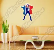 France Flag Map French Mime Paris Eiffel Wall Sticker Interior Decor 22"X25"