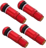 Essential Car Tire Stem Caps Aluminum Alloy Metal Stem Cap Covers Air for Bike Practical Car Vehicle Wheel Accessory Protection Replacement Supply