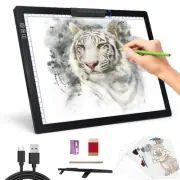 Rechargeable A4 Light Pad - Stepless Dimmable 6 Levels Brightness Tracing Lig...