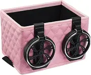 LeoLeozz Cup Holder Tray Car Armrest Storage Box Multi-Function Armrest Box Car Accessories Automotive Consoles Organizers with Foldable Cup Holder Tray
