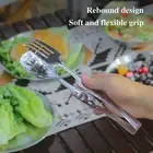 Barbecue Tong Anti-rust Convenient One Hand Operation Food Tong Non-slip Design