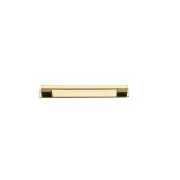 Cali Cabinet Pull With Backplate Polished Brass Ctc 160Mm