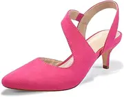 [mysoft] Women's Low Kitten Heel Pumps Pointed Toe 2 inch Slingback Dress Shoes