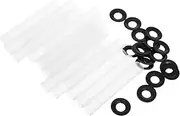 Vaguelly 1 Set Quiet Roller Sleeves Kit for Garage Door Hinges Durable Construction Compatible with Various Models Effortless Installation Reduces Noise for Smooth Operation