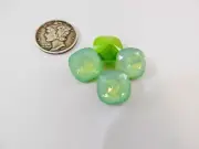 Kaffir Lime Opal UNF (12mm) Swarovski 4470 Cushion Cut Stone