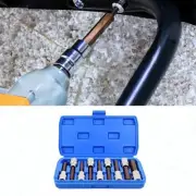 9x Hexagon Socket Bits with Storage Carrying Box Portable Vehicles Auto