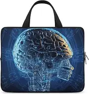 Laptop Case Sleeve Shockproof Computer Carrying Bag Artificial Intelligence Brain Notebook Case Cover Laptop Bag Water Resistant Computer Cases Tablet Briefcase for Travel Business 13 Inch, Artificial