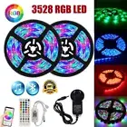 3528 RGB LED Strip Lights Flexible Bluetooth Remote 40Key Controller Music 5-30M