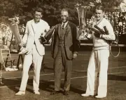 Vincent Richards And R. Norris Williams Won Their Trophies 1925 Old Photo