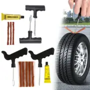 Tire Repair Kit Tyre Puncture Tubeless Tools Emergency Bike Motorcycle Car 6J