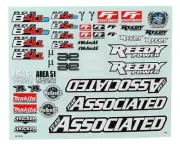 Team Associated RC8B4.1/RC8B4.1e Decal Sheet [ASC81651]