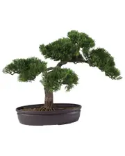 Nearly Natural Cedar Bonsai Silk Plant