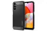 SPIGEN Galaxy A14 4G LTE Case, Genuine Rugged Armor Slim Soft TPU Case for Samsung - Black