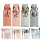 Set of 8 With Bag Make Up Brushes Foundation Brush Makeup Beginners