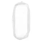10 Pcs Transparent Clear Pencil Case White Clear Makeup Bag Office