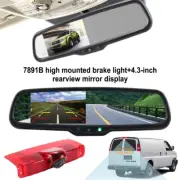 4.3'' Mirror Monitor Reversing Backup HD Camera For Chevy Express Van GMC Savana