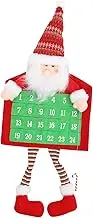 ABOOFAN Christmas Wall Calendar Elderly Snowman Countdown Decoration Advent Calendar Pendant for Home Door Cafe and Festive Displays