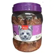 Wanpy Dry Duck Jerky Strips Dog Chews Treats 567g Jar