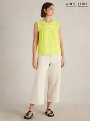 White Stuff Yellow Isla Mix Blouse (F97360) | $113