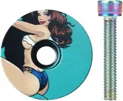 1 1/8 Inch Bicycle Headset Top Cover Front Fork Stem Top Caps Bowl Aluminum Allo