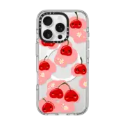 iPhone 16 Pro Clear Case MagSafe Compatible Baby Cherries