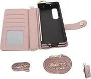 WOONEKY 1 Set Folding Mobile Phone Case Indoor Rockery Smart Phone Case Punch Drill Bits Brewing Sticker Storage Rack Trash Cans Bold Mops Decorative Phone Case Bread Stickers PC Rose Gold
