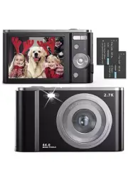 2.88Inch Digital Camera 2.7K Ultra HD 44MP Vlogging Camera with 16X Digital Zoom