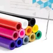 JANDJPACKAGING HTV Heat Transfer Vinyl Bundle - 12" x 5ft HTV Vinyl Rolls for...