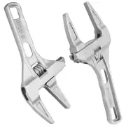 2pcs Multifunctional Heavy Duty Repair Tool Adjustable Spanner Large Opening