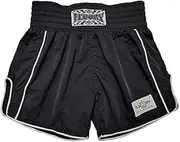 [FLUORY] Muay Thai Shorts Simple Stylish Boxing Shorts Soft Smooth Nylon Fighting Frapple Workout Shorts