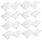 Gadpiparty 20Pcs Transparent Book Cover Protective Sleeve for Notebooks Flexible and Book Covers School for Book Protection