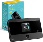 TP-Link M7350 4G LTE MiFi, Portable Travel Wi-Fi, SD Card Slot, Unlocked Mobile Wi-Fi Hotspot, 8 Hours Long Lasting Battery, Easy tpMiFi App Management, Black (UK Version)