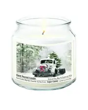 Courtside Market Snowy Christmas Truck Candle