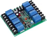 8 Channels Power Time Sequence Board Adjustable Sequential Controller Module for Stage KTV Audio Equipment